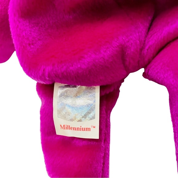 Ty BEANIE BABIES “MILLENNIUM” 2000 Millenium Bear 💜 - Picture 7 of 8